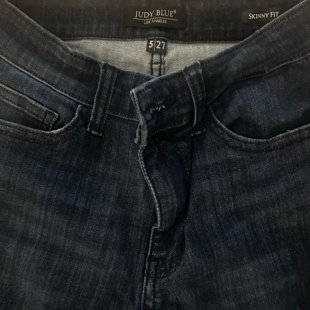 Judy Blue Men's Skinny Jeans - Deep Indigo